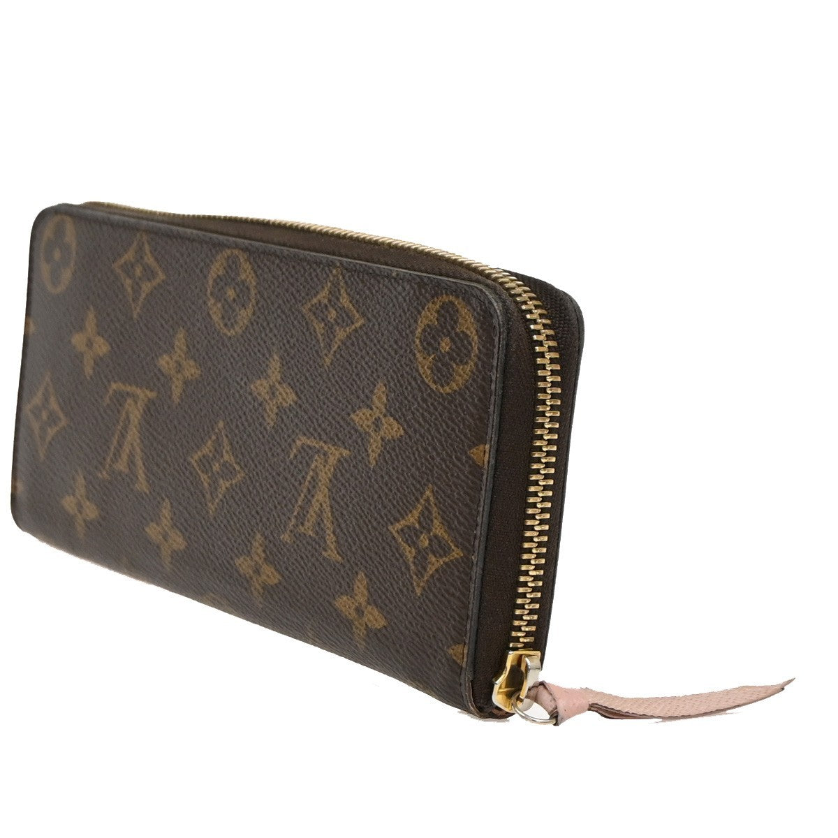 Louis Vuitton Clemence Wallet Monogram Canvas, BROWN, LEATHER, Wallets