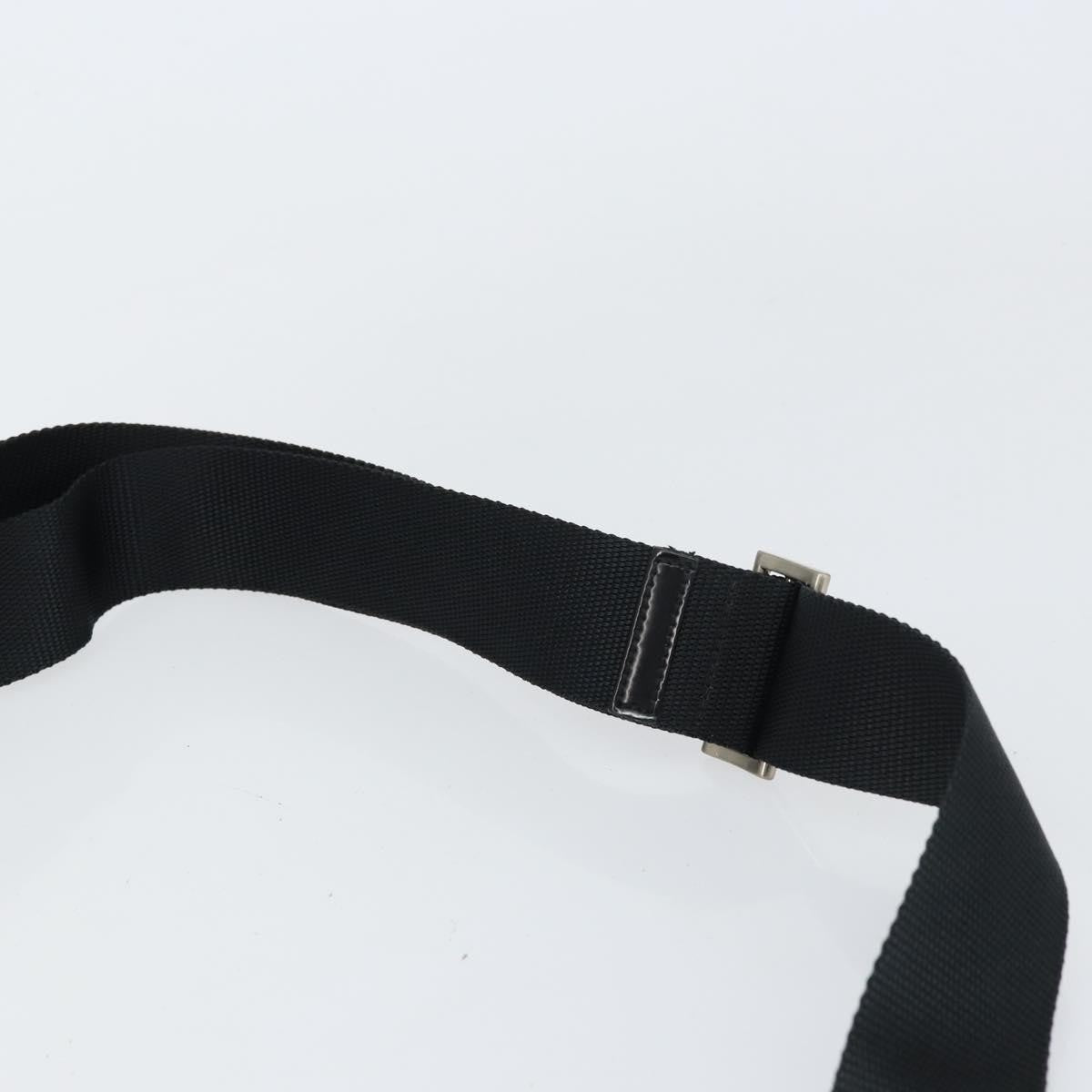 Prada Flat Messenger Bag Tessuto, BLACK, NYLON, Shoulder bag