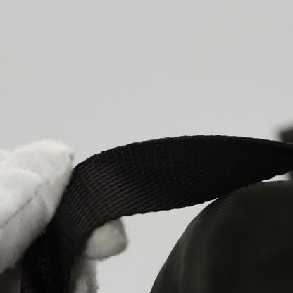 Prada Double Front Pocket Backpack Tessuto, KHAKI, NYLON, Backpack