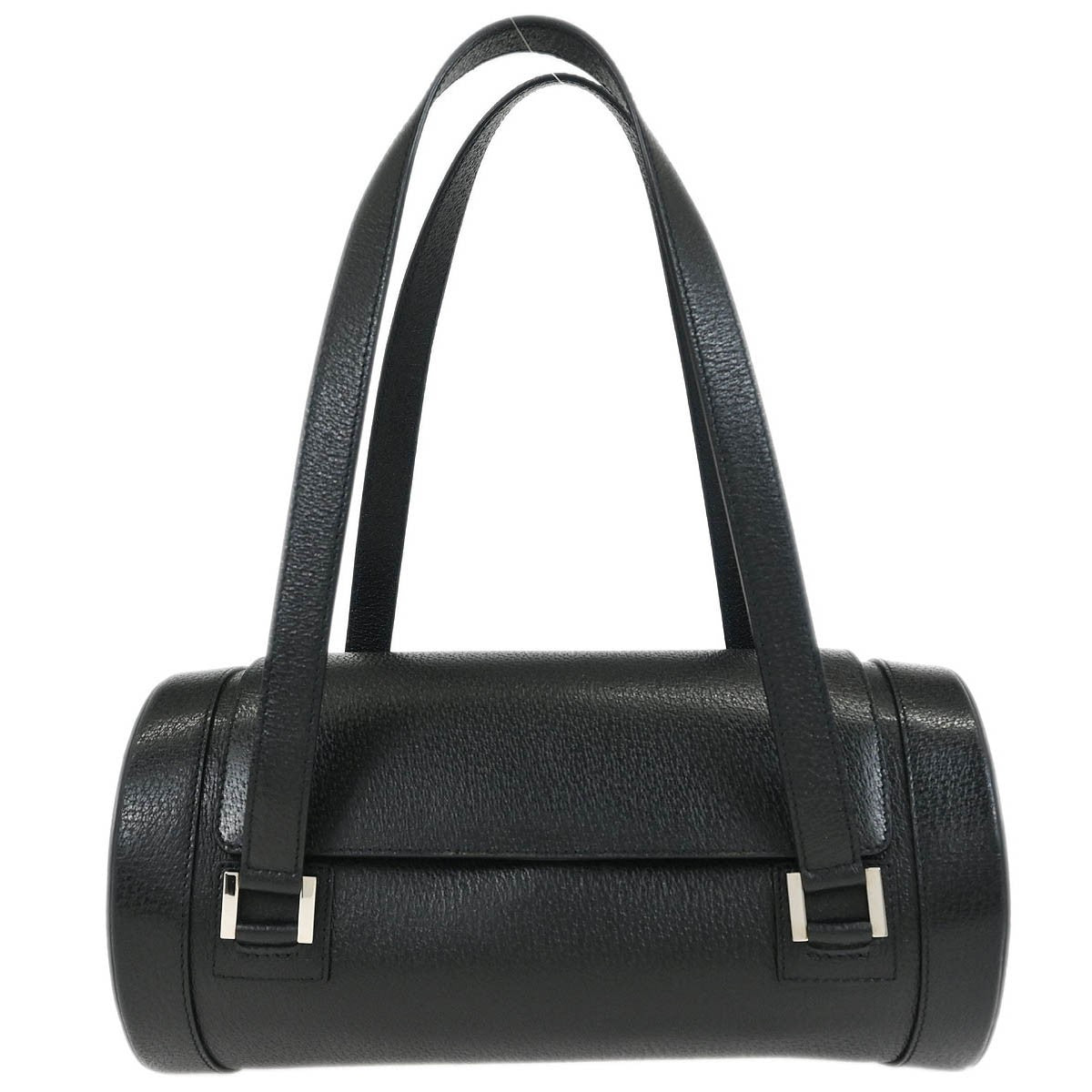 Bvlgari B.Zero1 Logomania Bag Leather, BLACK, LEATHER, Shoulder bag