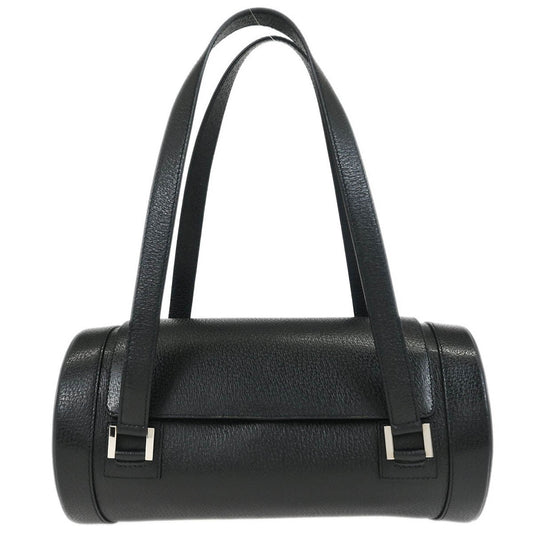Bvlgari B.Zero1 Logomania Bag Leather, BLACK, LEATHER, Shoulder bag