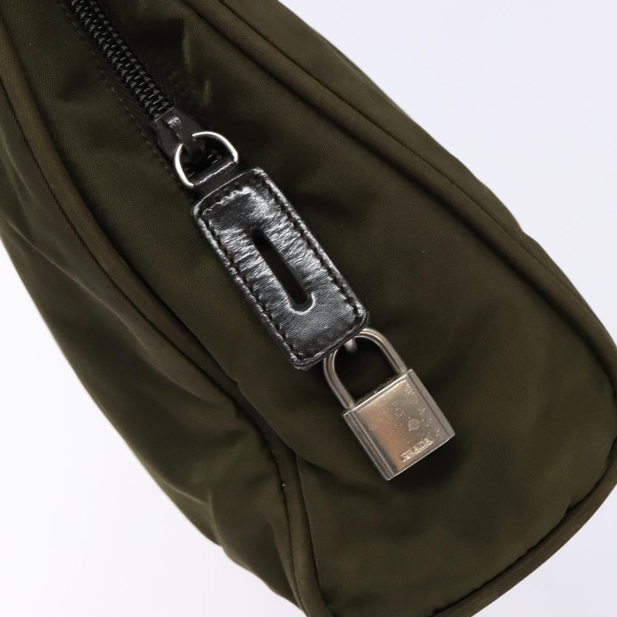 Prada Tote Vitello Daino Vitello Daino, GREEN, NYLON, Tote bag