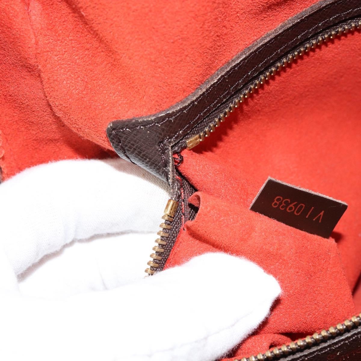 Louis Vuitton Brera Handbag Damier, BROWN, CANVAS, Handbag