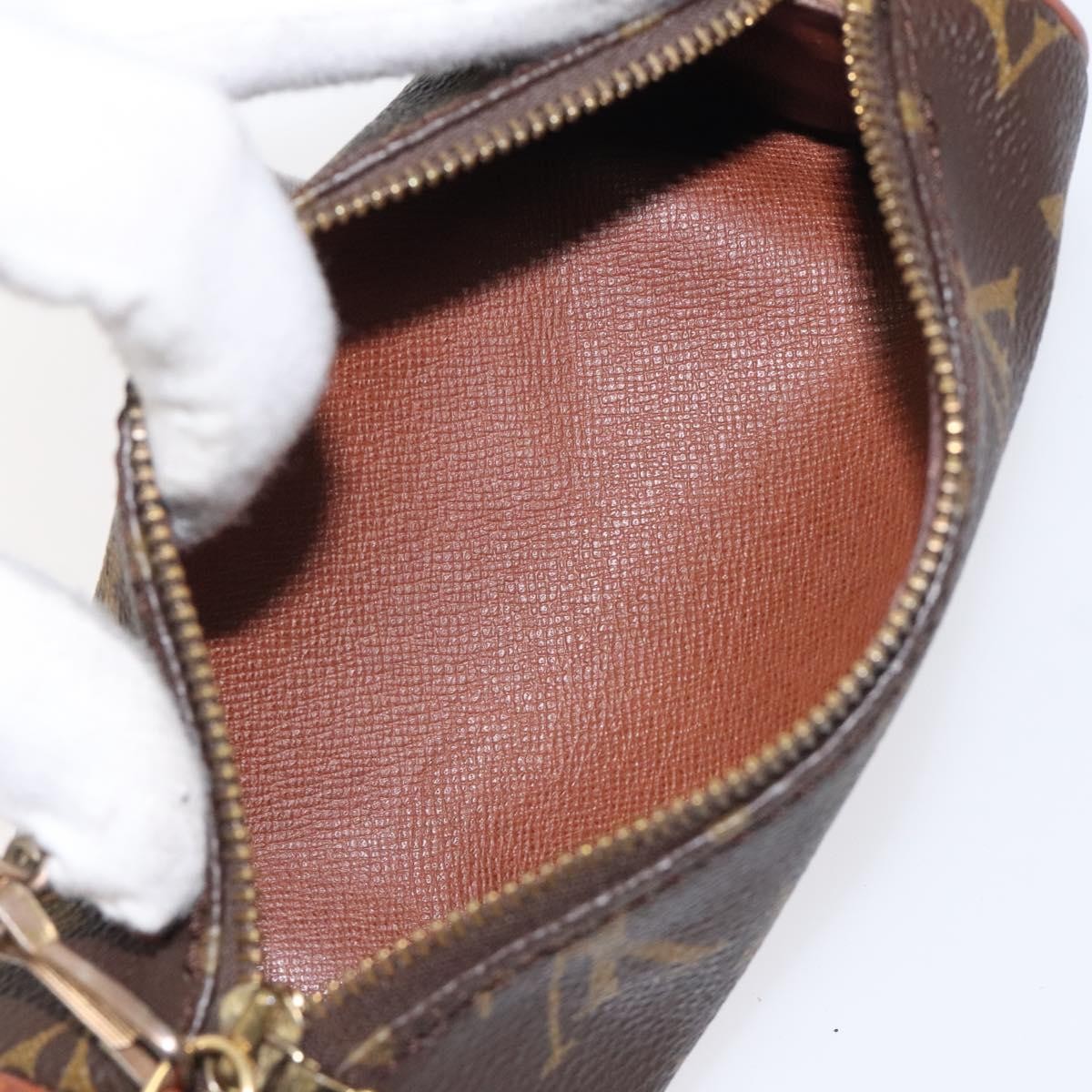 Louis Vuitton Papillon Pochette Monogram Canvas, BROWN, CANVAS, Handbag