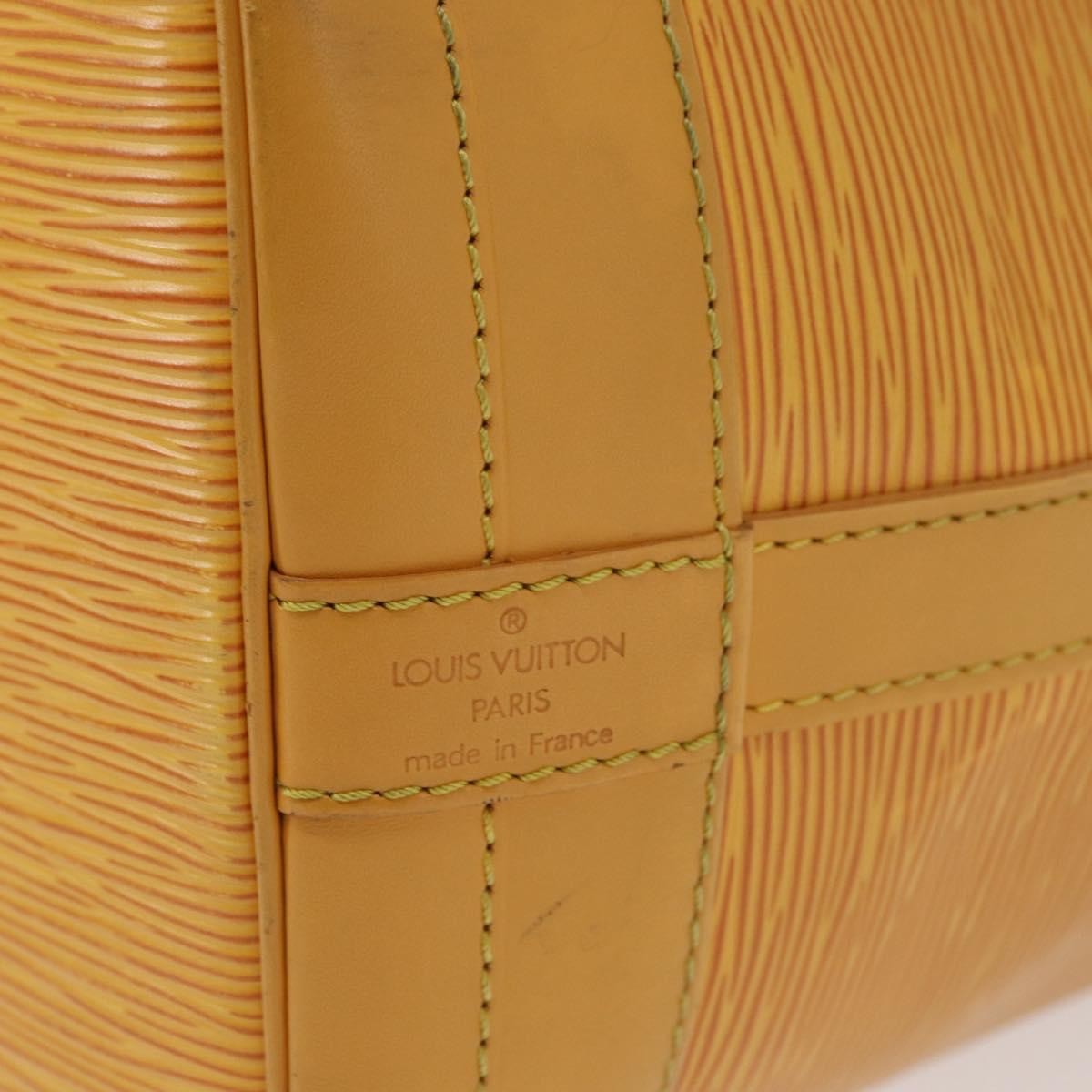 Louis Vuitton Noe Handbag Epi Leather, YELLOW, LEATHER, Shoulder bag