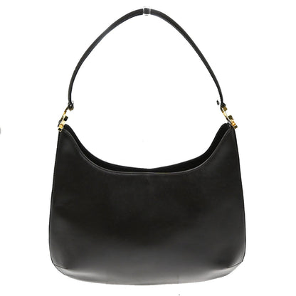 Salvatore Ferragamo Gancini Shoulder Bag Leather, Brown, Leather, Shoulder Bag