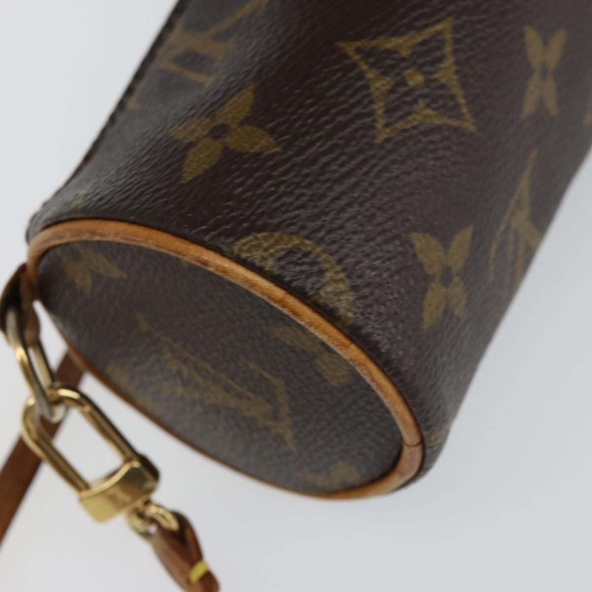 Louis Vuitton Papillon Pochette Monogram Canvas, BROWN, CANVAS, Clutche & pouche