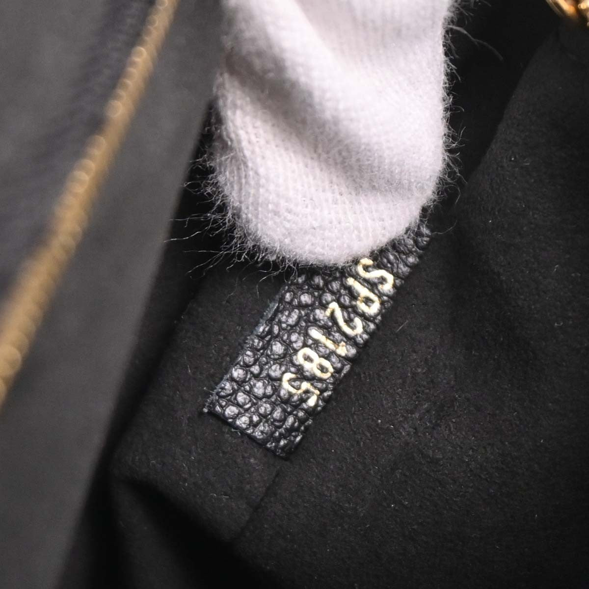 Louis Vuitton Saint Germain Handbag Monogram Empreinte Leather, BLACK, LEATHER, Shoulder bag