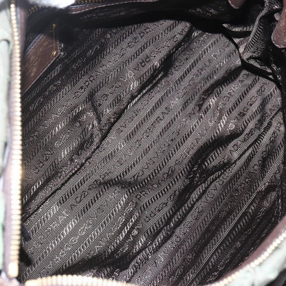 Prada Gaufre Convertible Satchel Tessuto, KHAKI, NYLON, Handbag