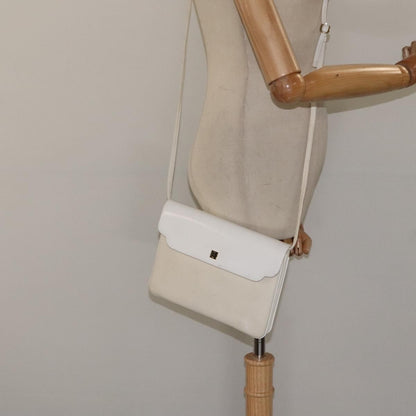 Givenchy Vintage 4G shoulder bag Leather, WHITE, LEATHER, Shoulder bag