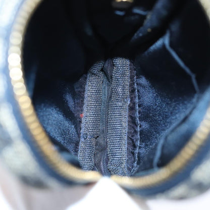 Christian Dior Vintage Trotter Pouch Canvas, NAVY, CANVAS, Clutche & pouche