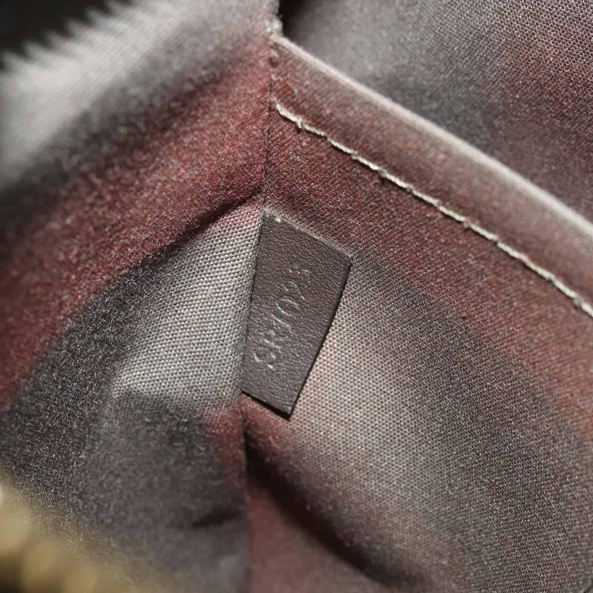 Louis Vuitton Lucille Handbag Mini Lin, KHAKI, CANVAS, Handbag