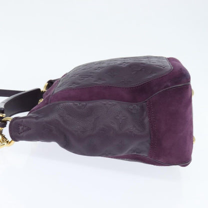 Louis Vuitton Audacieuse Handbag Monogram Empreinte Leather, PURPLE, LEATHER, Shoulder bag