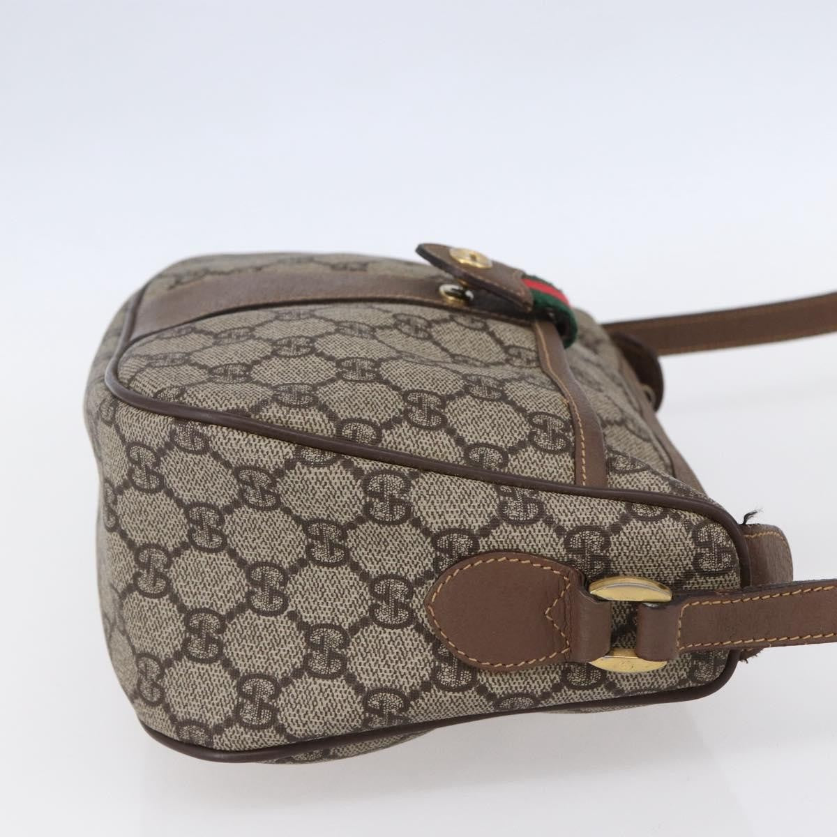 Gucci Vintage Web Crossbody Bag GG Canvas, BEIGE, CANVAS, Shoulder bag