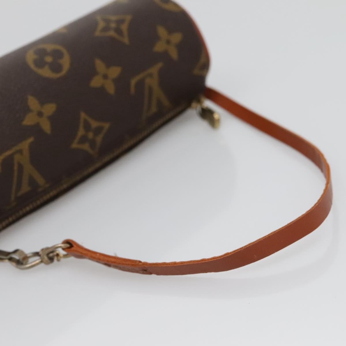 Louis Vuitton Papillon Pochette Monogram Canvas, BROWN, CANVAS, Clutche & pouche
