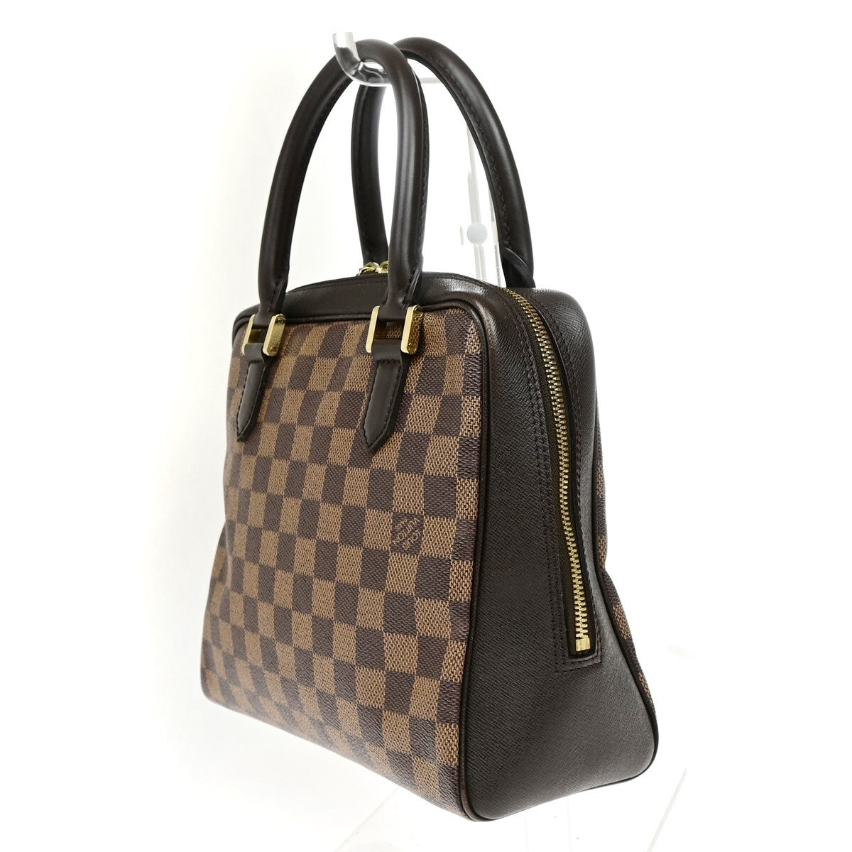 Louis Vuitton Brera Handbag Damier, BROWN, CANVAS, Handbag