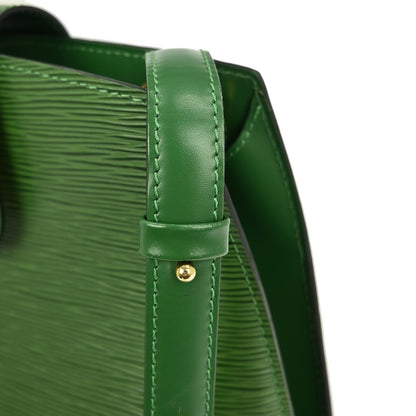 Louis Vuitton Cluny Shoulder Bag Epi Leather, GREEN, LEATHER, Shoulder bag