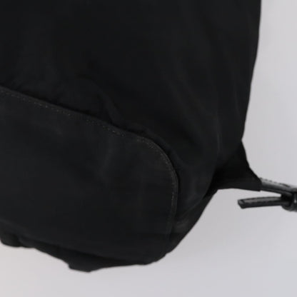 Prada Double Front Pocket Backpack Tessuto, BLACK, NYLON, Backpack