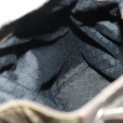 Gucci Vintage Bamboo Bucket Bag Nylon and Leather, BROWN, NYLON, Handbag