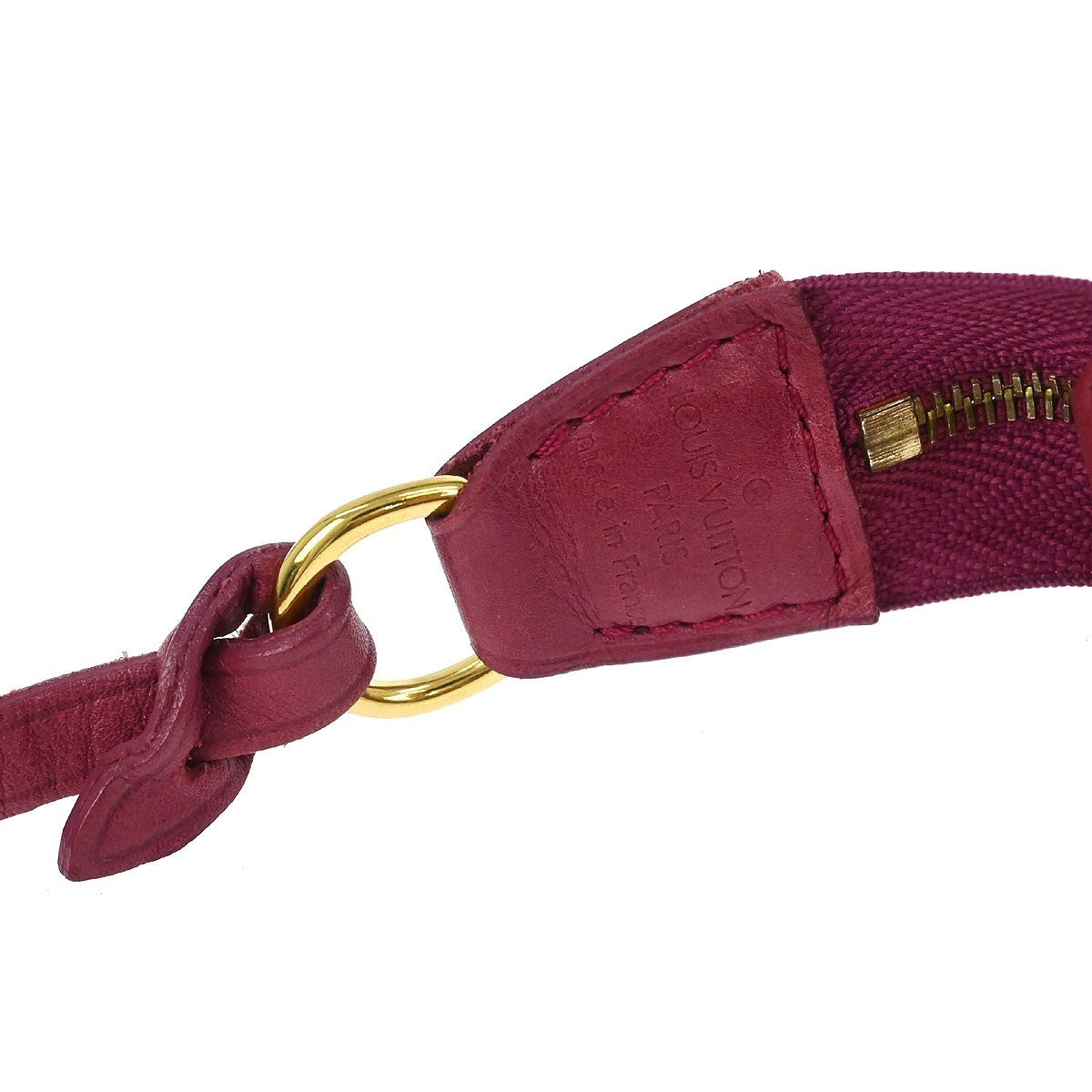 Louis Vuitton Charms Pochette PVC Over Printed Silk, PINK, PVC, Clutche & pouche