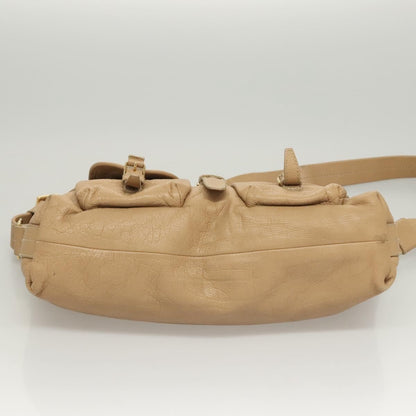 Bvlgari Shoulder bag Leather, BEIGE, LEATHER, Shoulder bag