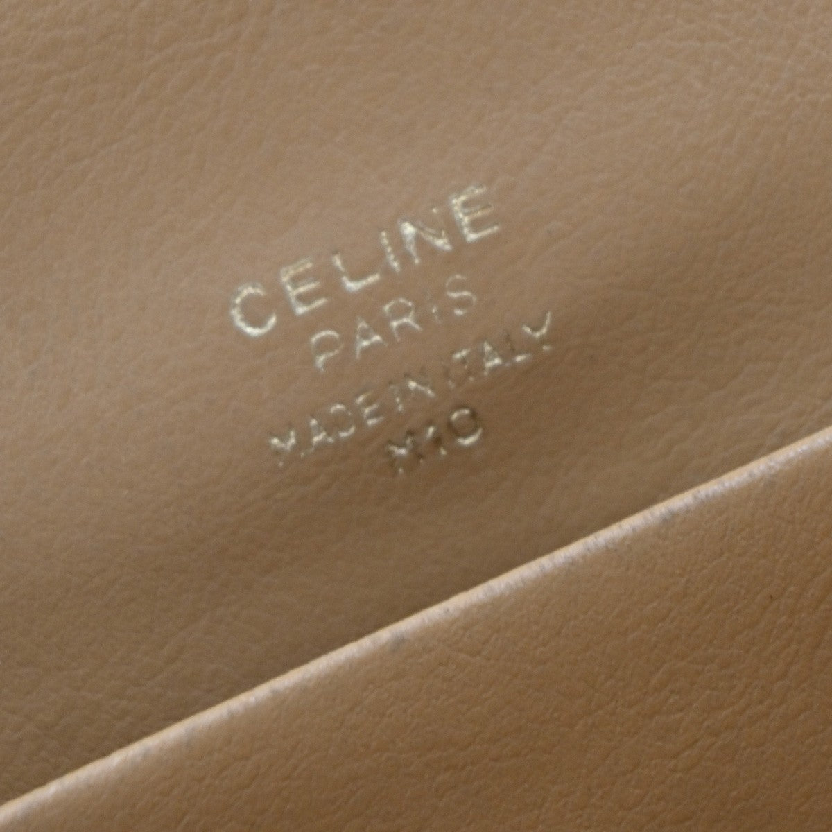 Celine Macadam Pochette Classic, BROWN, LEATHER, Clutche & pouche