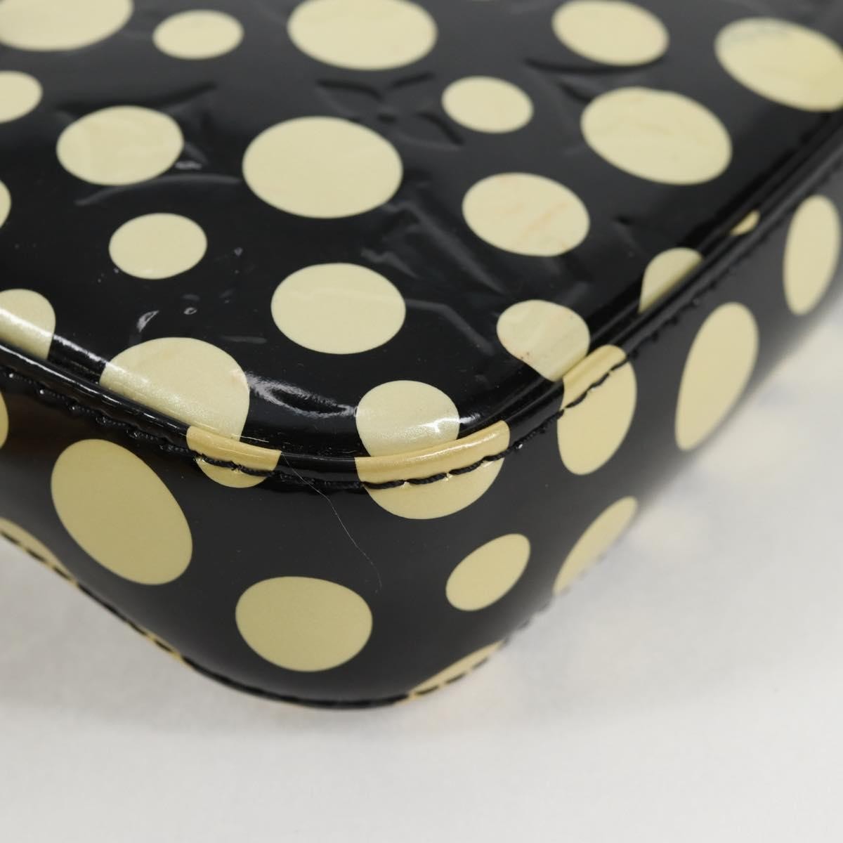 Louis Vuitton Pochette Accessoires Yayoi Kusama Painted Dots Monogram vernis, BLACK, PATENT_LEATHER, Clutche & pouche