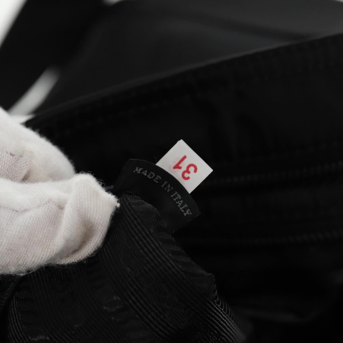 Prada Zip Messenger Quilted Tessuto, BLACK, NYLON, Shoulder bag