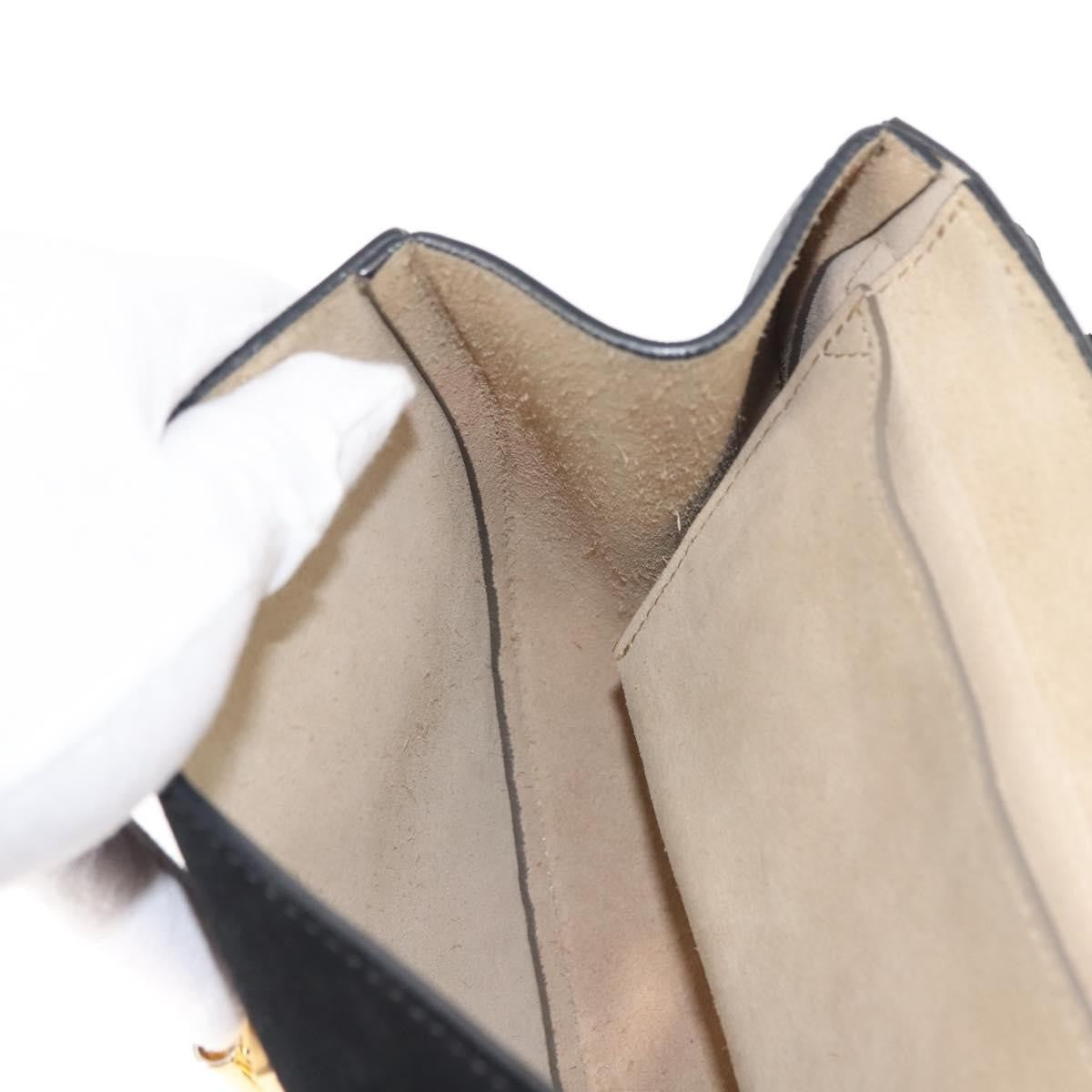 Chloe Drew Shoulder Bag Leather, BLACK, LEATHER, Shoulder bag