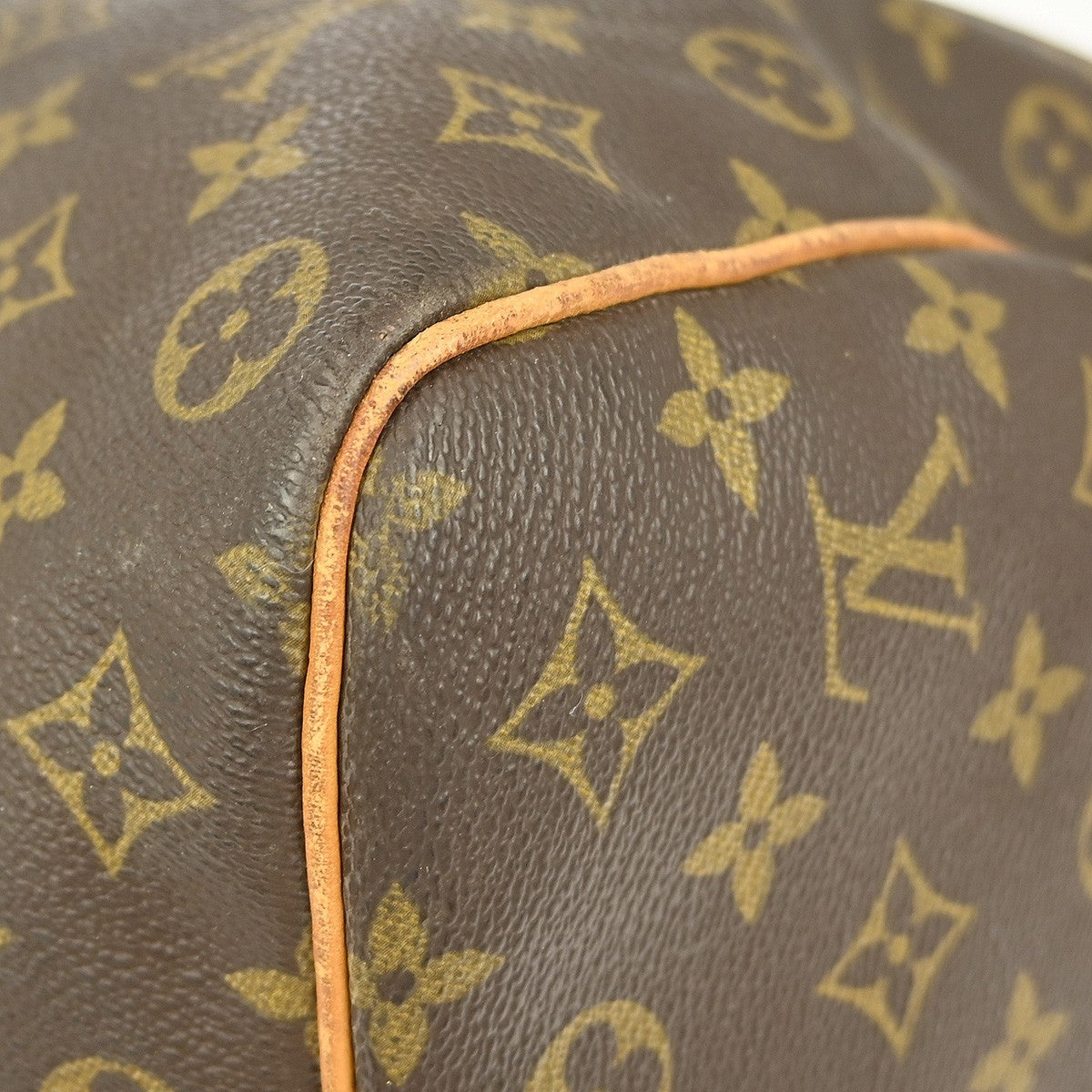 Louis Vuitton Keepall Bag Monogram Canvas, BROWN, CANVAS, Travel bag