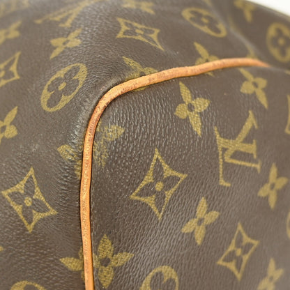 Louis Vuitton Keepall Bag Monogram Canvas, BROWN, CANVAS, Travel bag