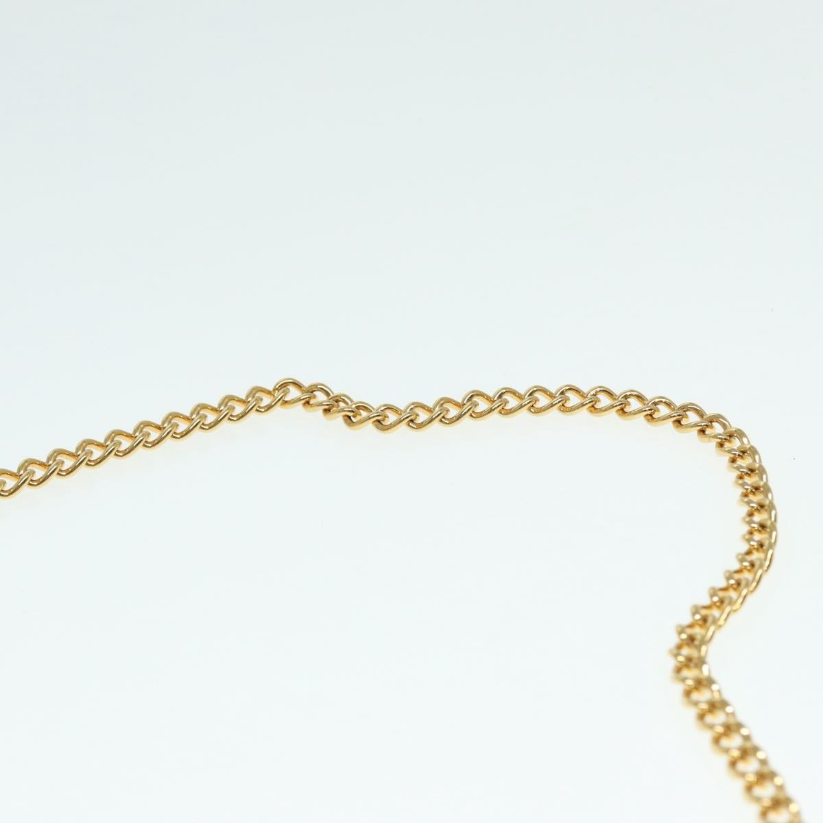 Salvatore Ferragamo Vintage Gancini Chain Shoulder Bag Leather, NAVY, LEATHER, Shoulder bag