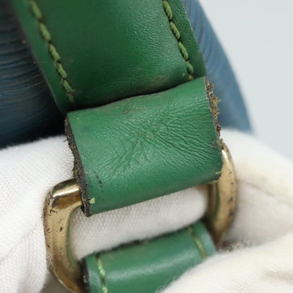 Louis Vuitton Bicolor Noe Handbag Epi Leather, BLUE, LEATHER, Shoulder bag
