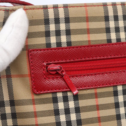 Burberry Nova check Shoulder bag Canvas, BEIGE, CANVAS, Shoulder bag