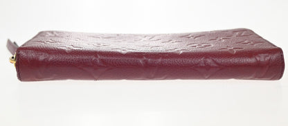 Louis Vuitton Zippy Wallet NM Leather Empreinte, PURPLE, LEATHER, Wallets