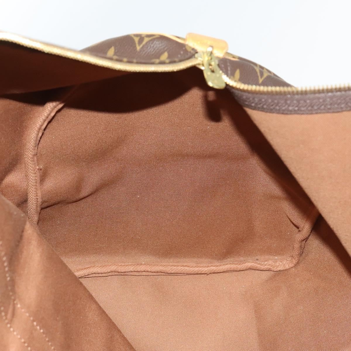 Louis Vuitton Keepall Bag Monogram Canvas, BROWN, CANVAS, Travel bag