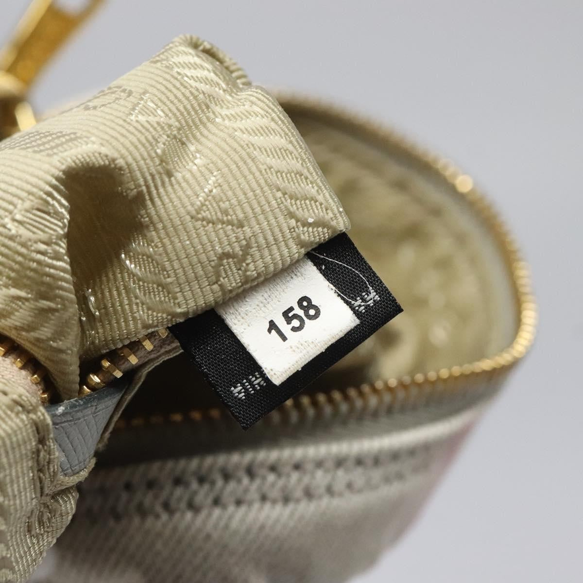 Prada Vintage Pouch Tessuto, GRAY, CANVAS, Clutche & pouche