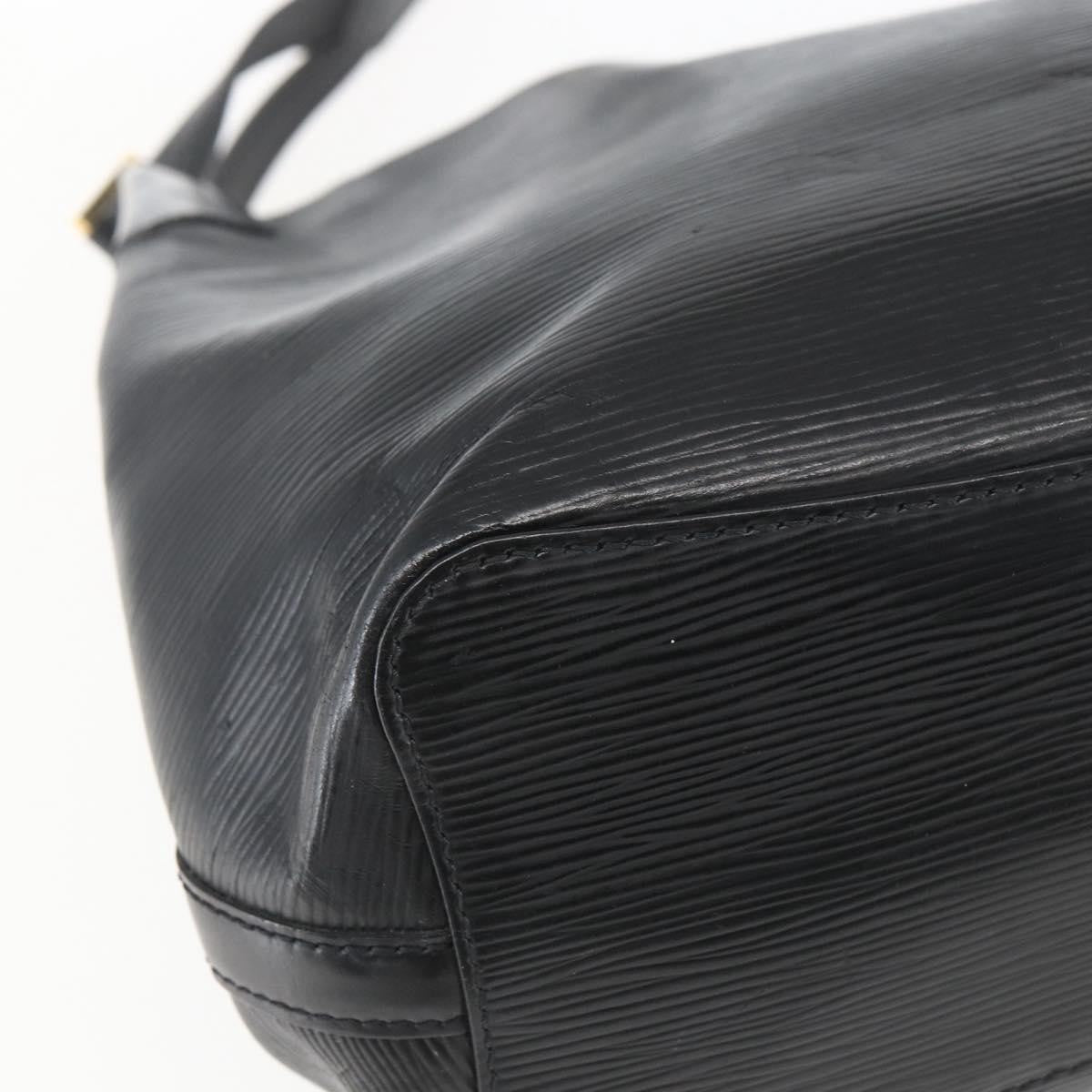 Louis Vuitton Mandara Handbag Epi Leather, BLACK, LEATHER, Tote bag