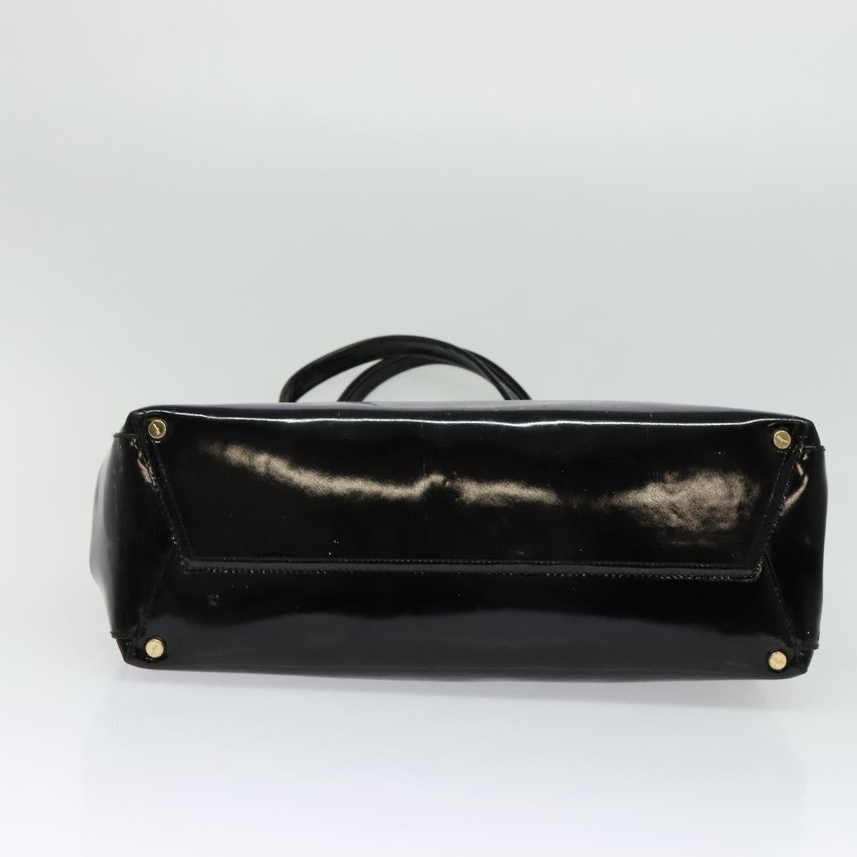 Salvatore Ferragamo Vintage Convertible Tote Patent leather, BLACK, PATENT_LEATHER, Tote bag