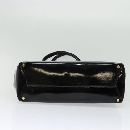 Salvatore Ferragamo Vintage Convertible Tote Patent leather, BLACK, PATENT_LEATHER, Tote bag