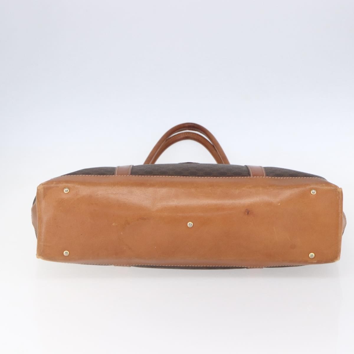 Celine Vintage Macadam Tote bag Canvas, BROWN, CANVAS, Tote bag