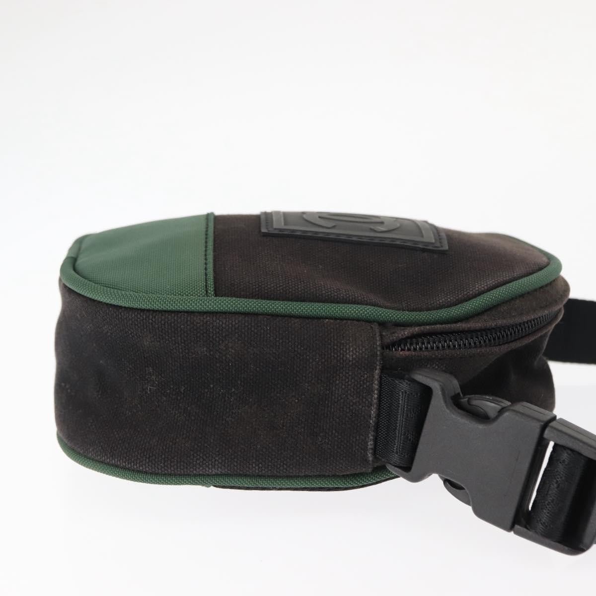 Chanel Sport Line Crossbody Bag Coated Canvas, BLACK, CANVAS, Crossbody bag