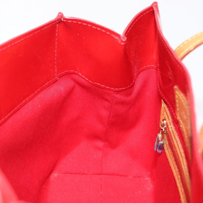 Louis Vuitton Reade Handbag Monogram Vernis, RED, PATENT_LEATHER, Handbag
