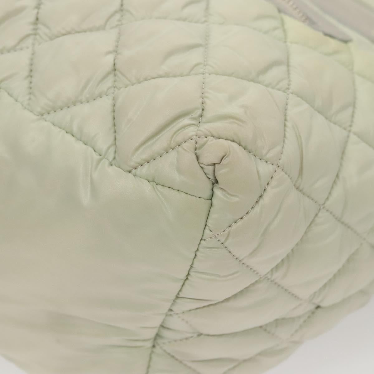 Chanel Coco Cocoon Reversible Tote Quilted Nylon, GRAY, NYLON, Tote bag