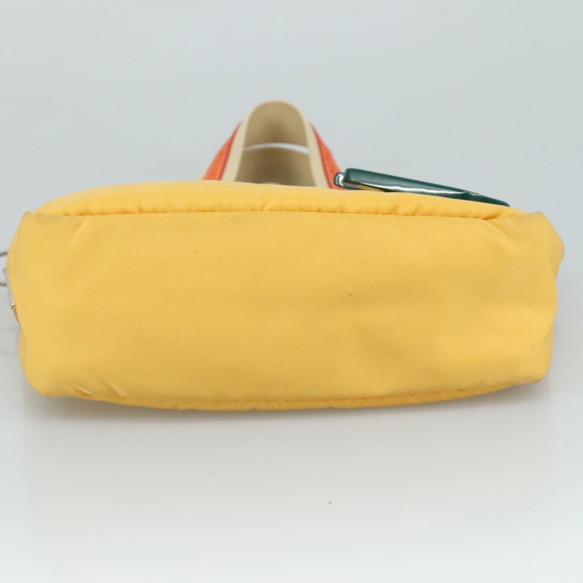 Prada Vintage Handbag Tessuto, YELLOW, NYLON, Handbag