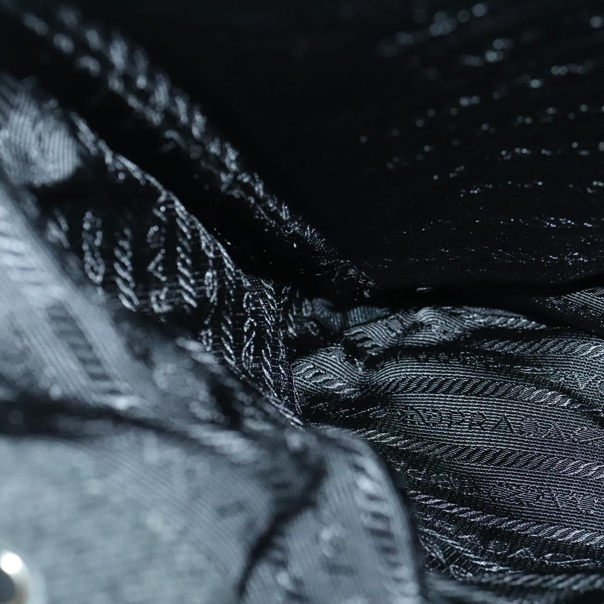 Prada Single Buckle Pocket Backpack Wool, GRAY, WOOL, Backpack