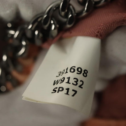 Stella McCartney Falabella Fold Over Crossbody Bag Suede, PINK, SUEDE, Shoulder bag