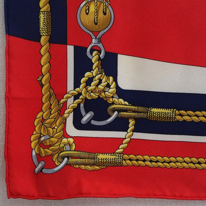 Hermes Carré 90 Silk multicolor, RED, SILK, Scarve & shawl