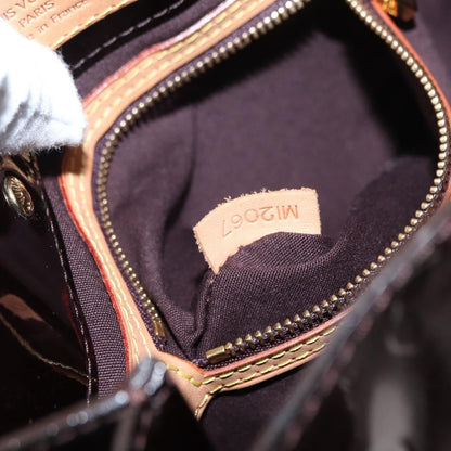 Louis Vuitton Reade Handbag Monogram Vernis, BURGUNDY, PATENT_LEATHER, Handbag