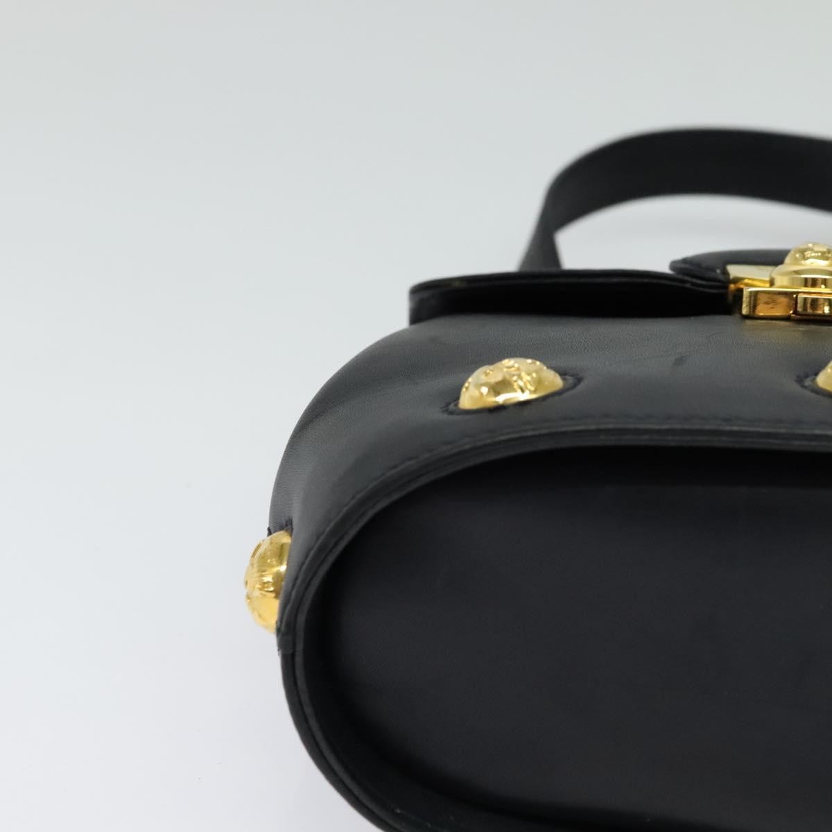 Salvatore Ferragamo Flap Shoulder Bag Leather, NAVY, LEATHER, Shoulder bag